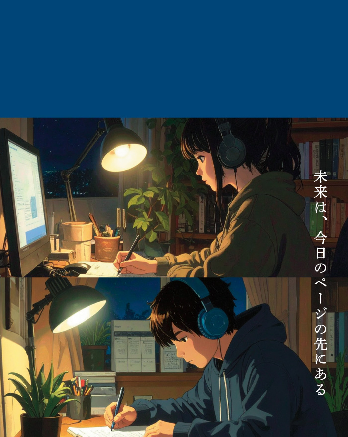 未来は、今日のページの先にある
